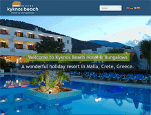 Tablet Screenshot of kyknoshotel.gr